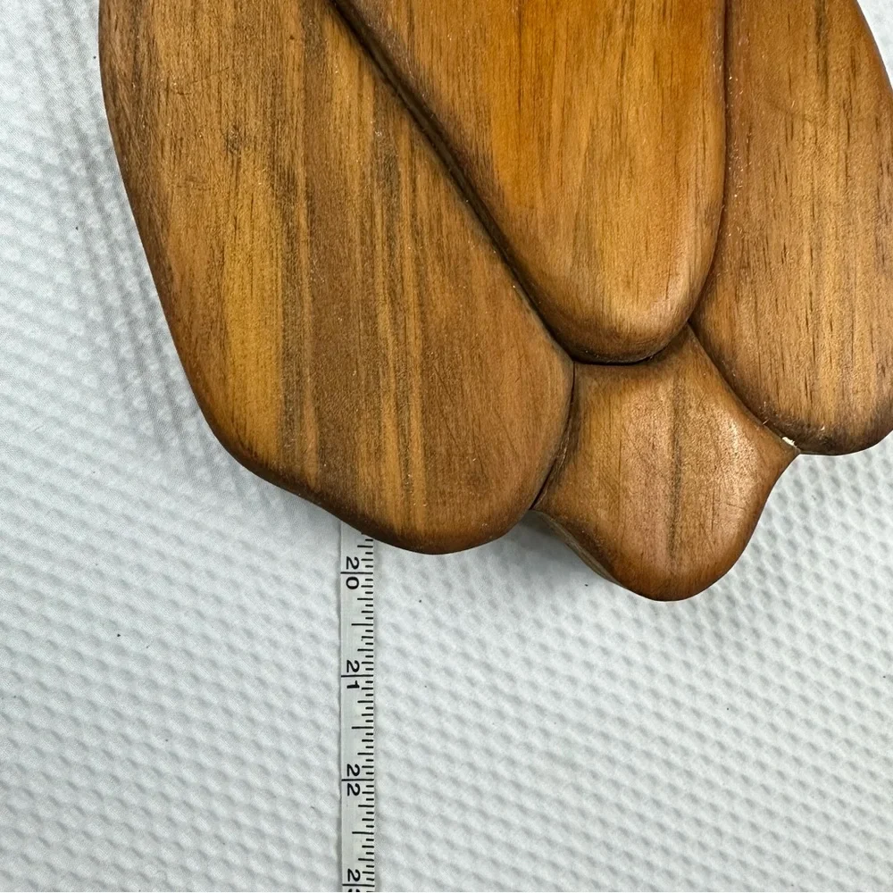 Wooden deer art